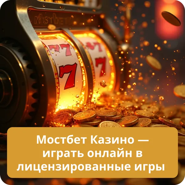 Мостбет Казино — играть онлайн в лицензированные игры